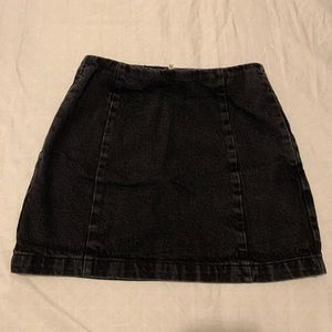 TOPSHOP Denim Mini Skirt